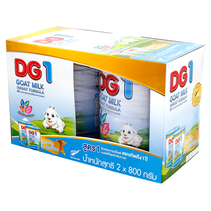 DG-1 Goat Milk Powder for Kids 800 g. Pack of 2
