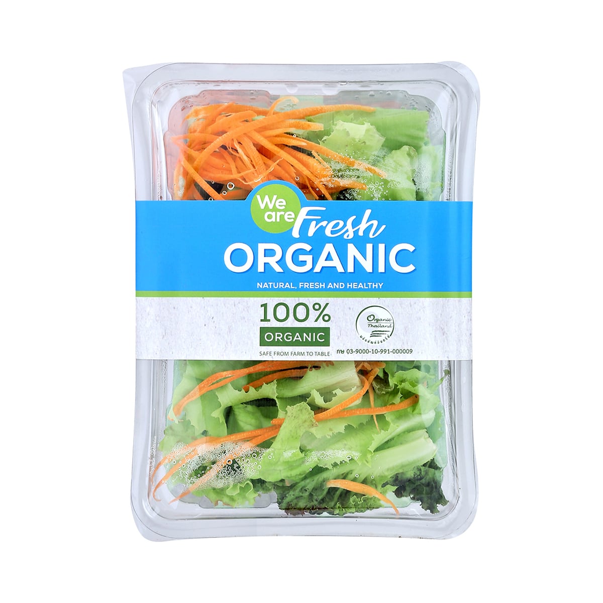 WE ARE FRESH Mixed Organic Leaf Salad 100g.