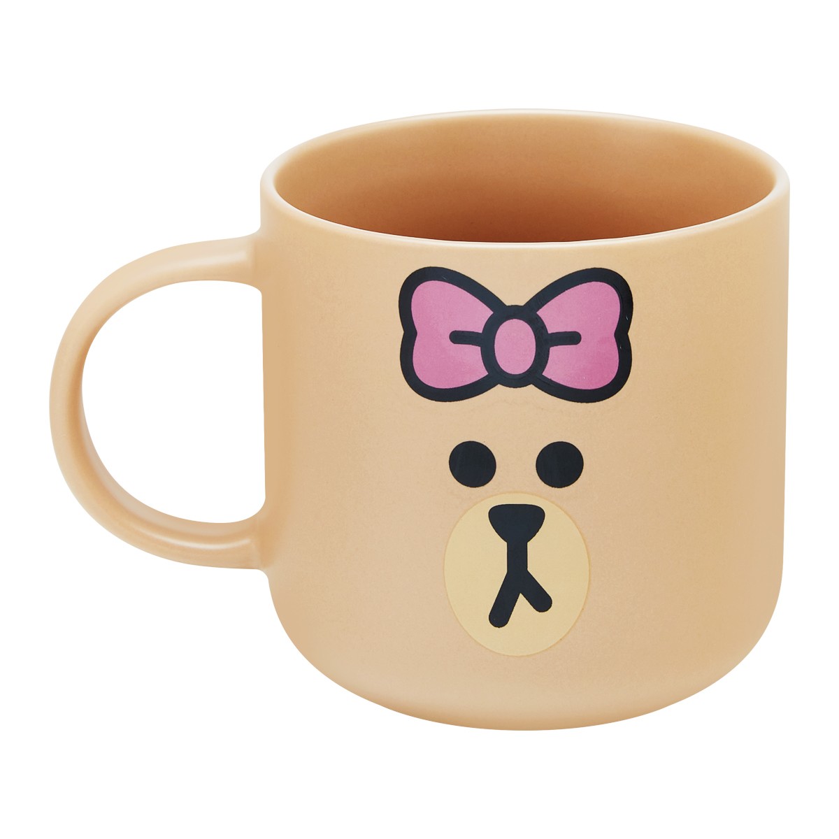 LINE FRIENDS Choco Mug 350 ml. Dark Pink Color