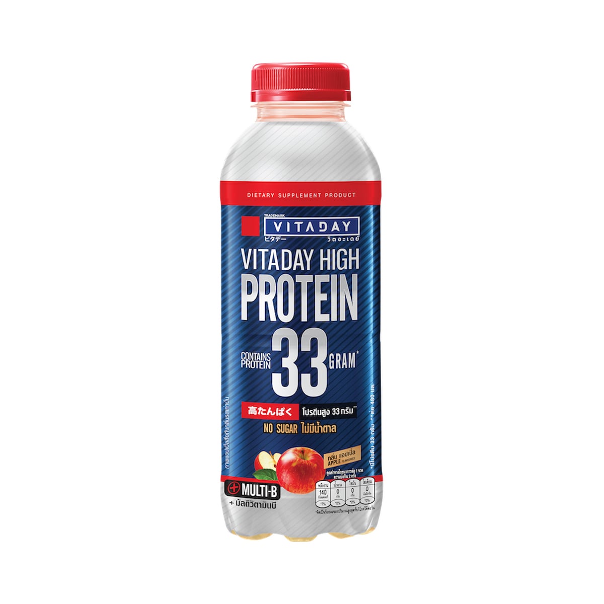 VITADAY Protein Apple 480 ml.