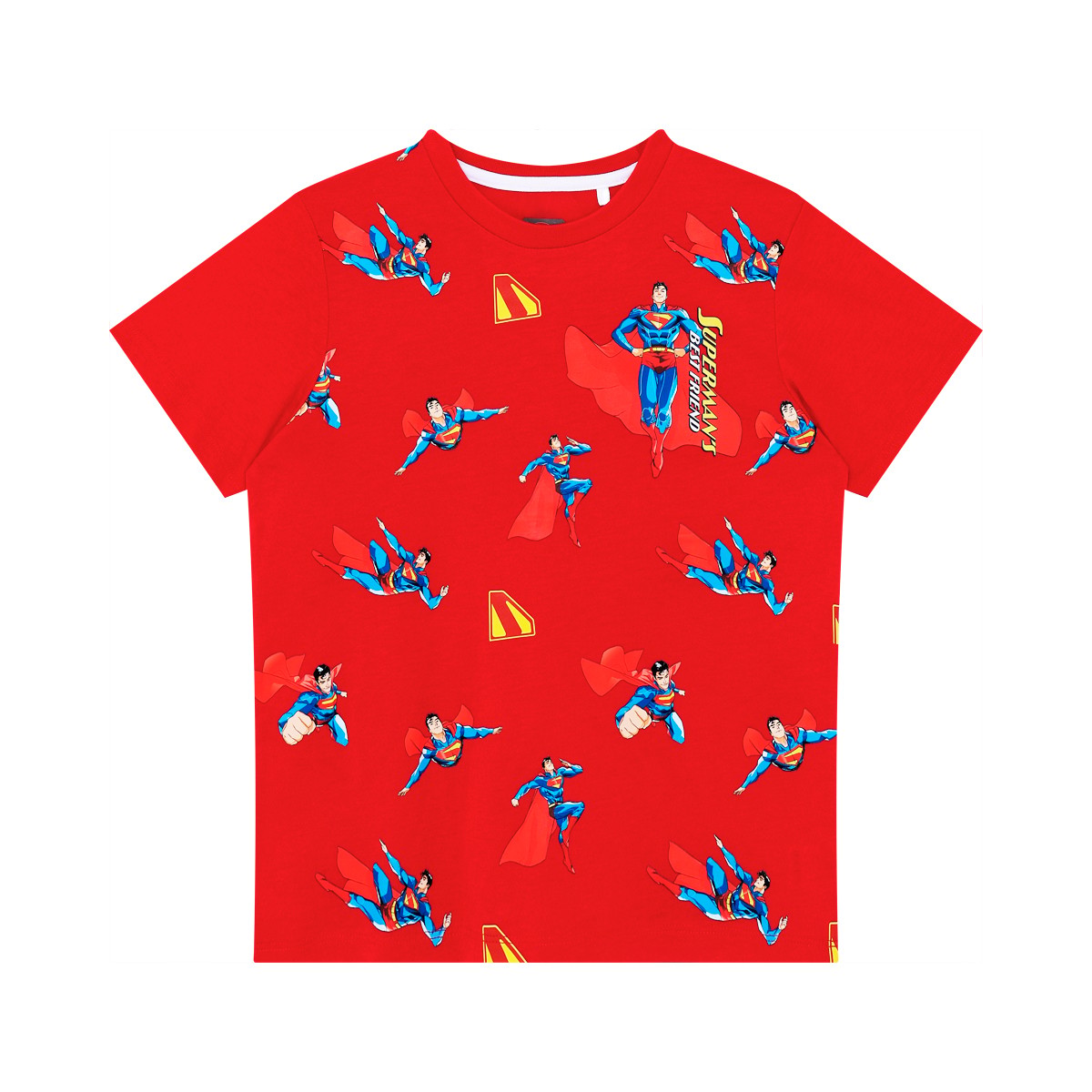 ซูเปอร์แมน เสื้อยืดเด็กชาย สีแดง