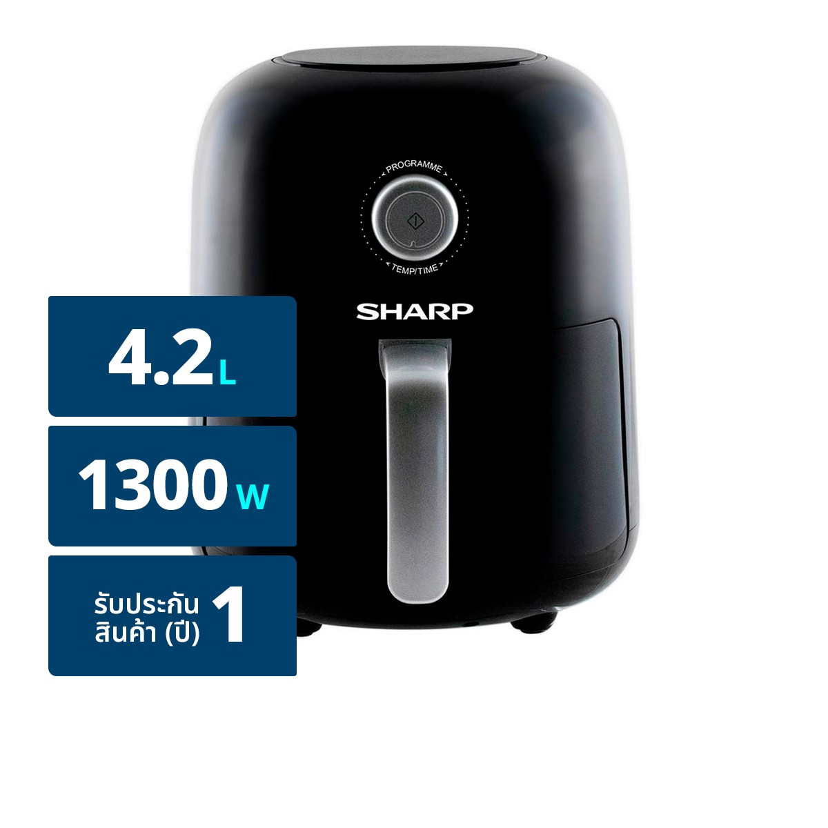 SHARP Air Fryer 1300W Model. KF-AF42MB Size 4.2L.