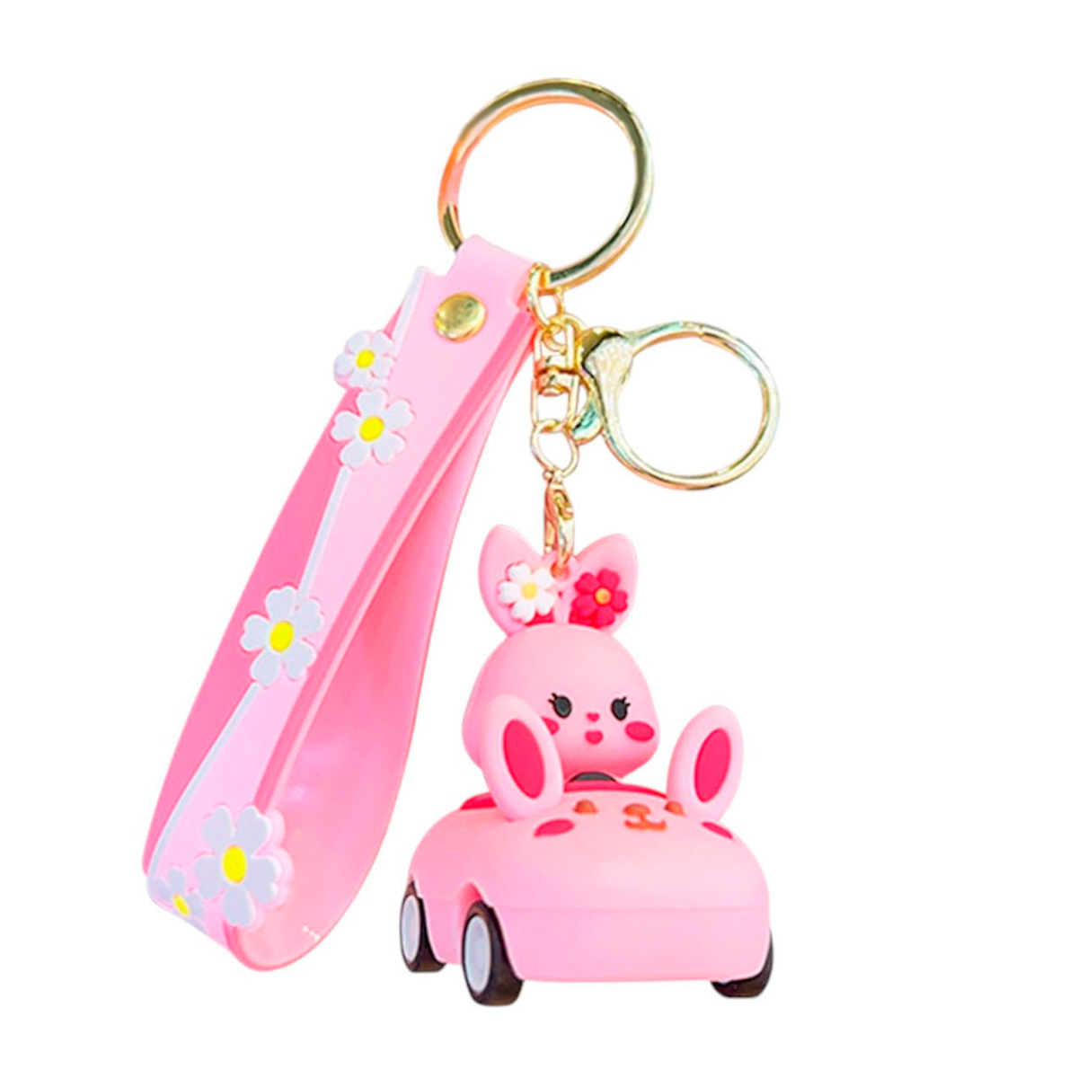 POONSUCHON Silicone Keychain #036034 Assorted Pattern