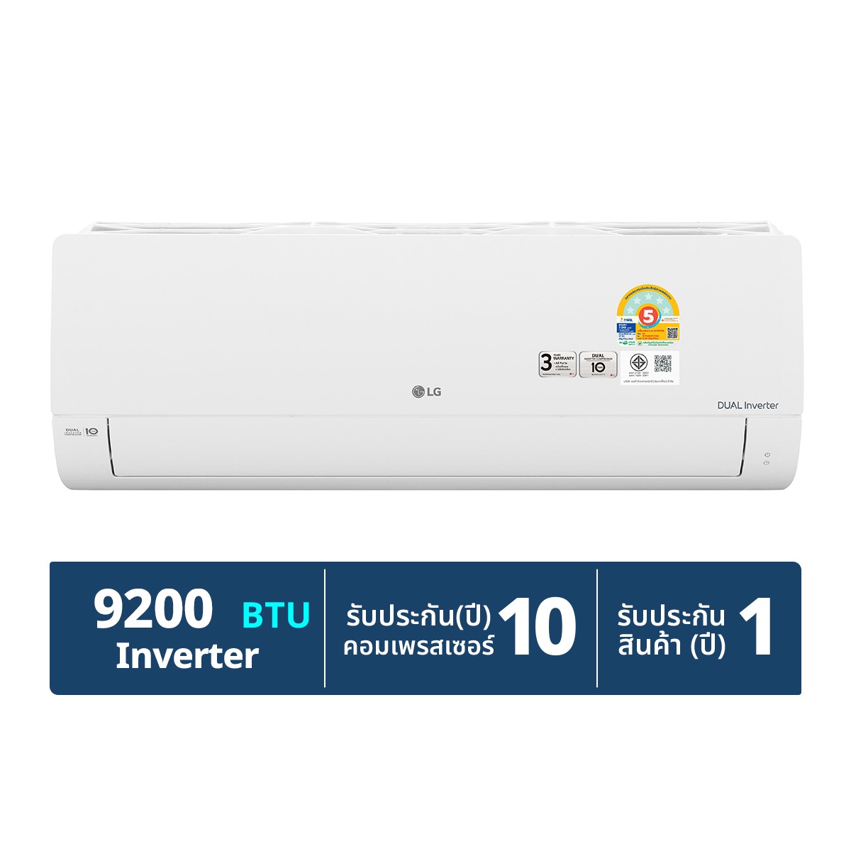 LG Air Conditioner Model IVY11AN.JU1 9200 BTU White Color