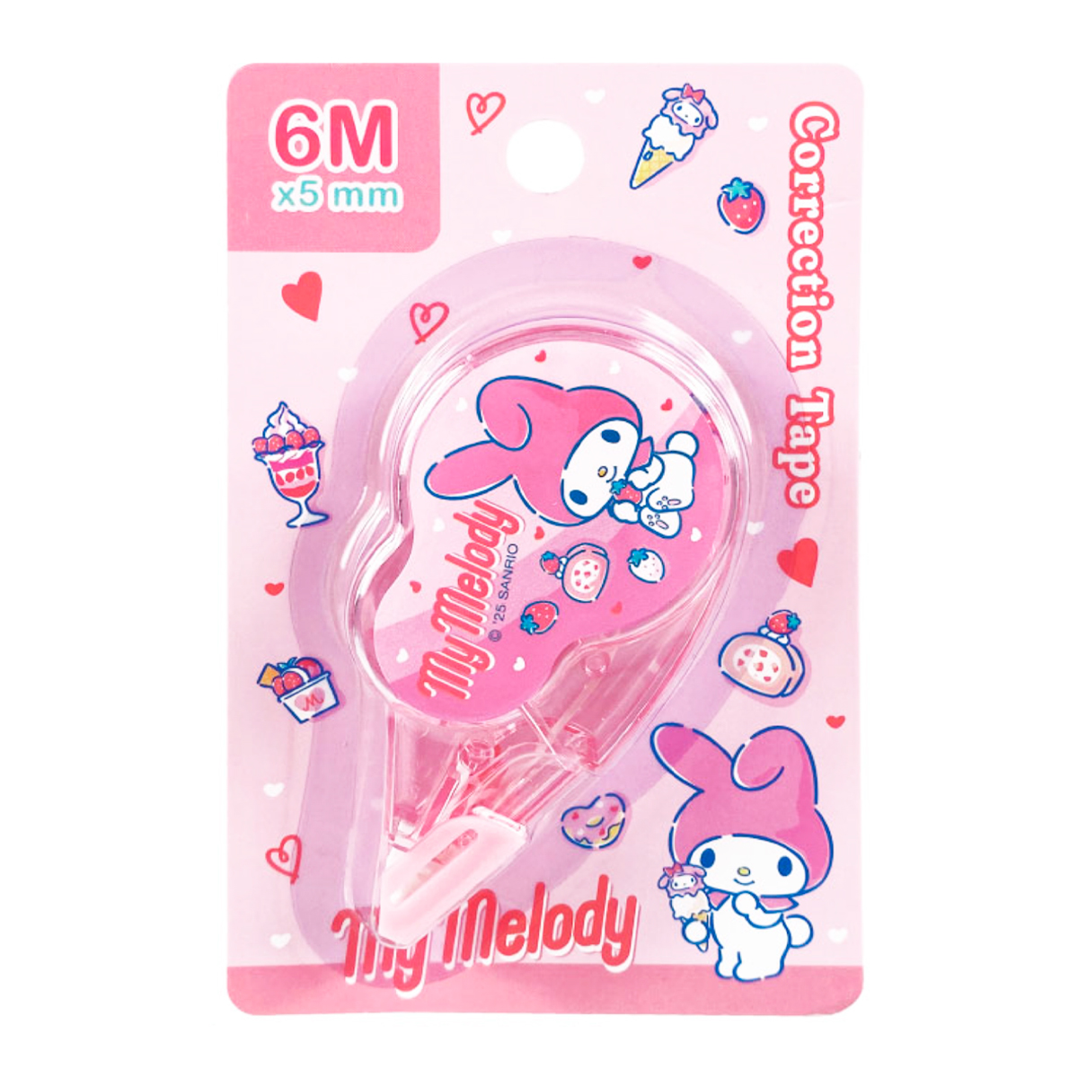 BEARRON GIFT x My Melody 6 m. Correction Tape No. MM8902