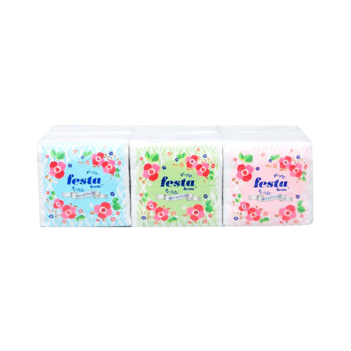 FESTA BESTA Pop-up Napkin Paper 86 double-ply sheets Pack 6