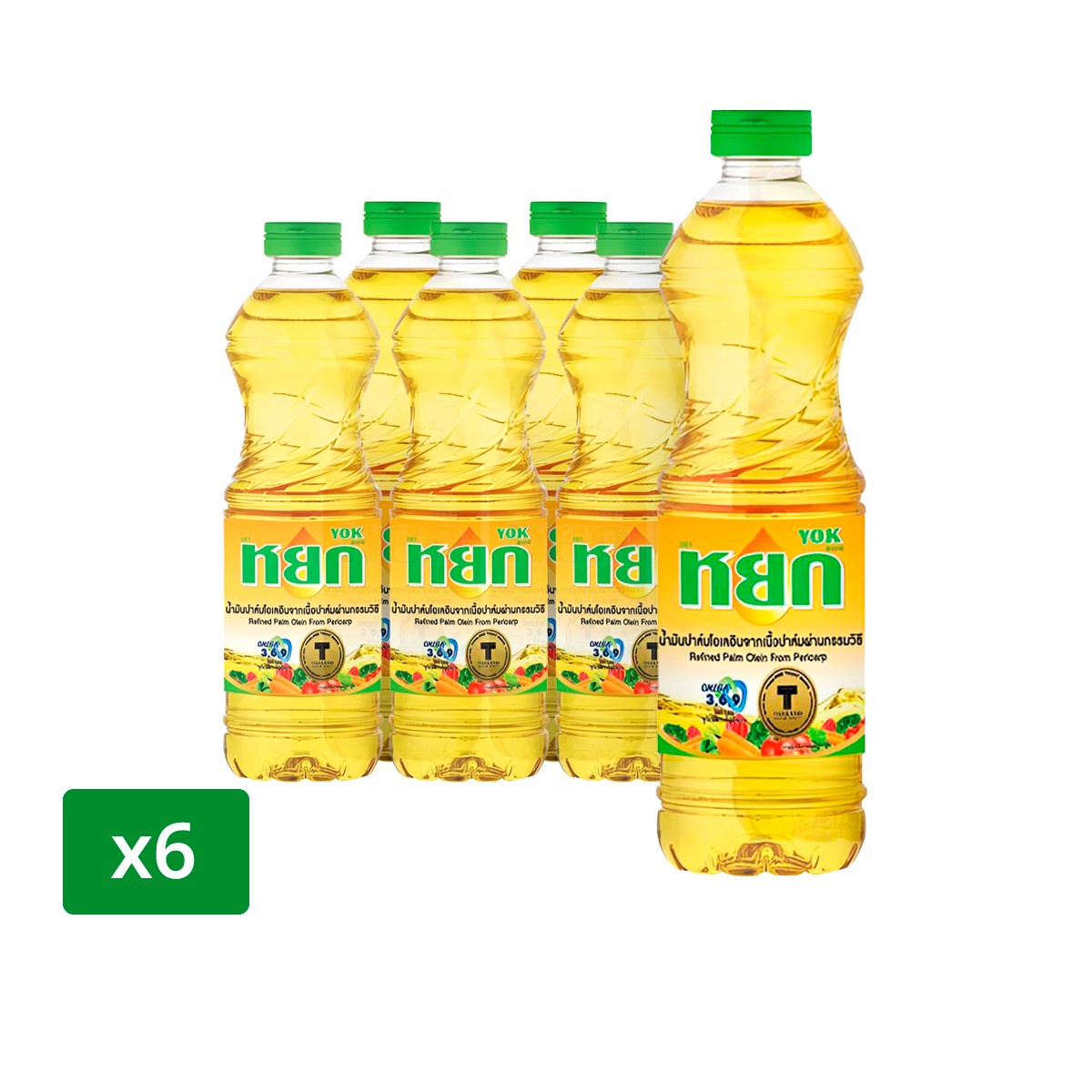 YOK Palm Olein 500 ml. x 6 units