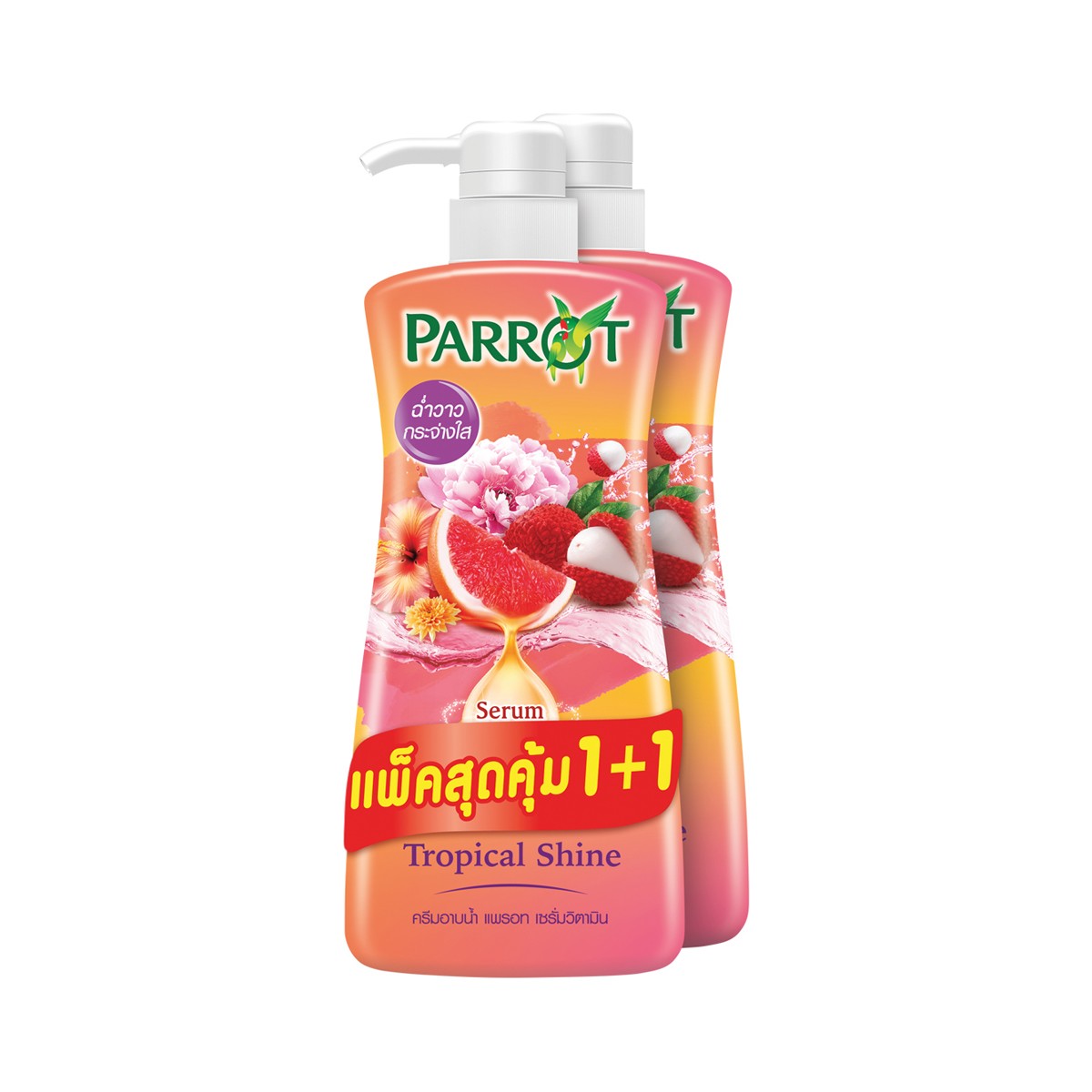แพรอท ทรอปิคอล ไชน์ 450 มล. x 2 ชิ้น