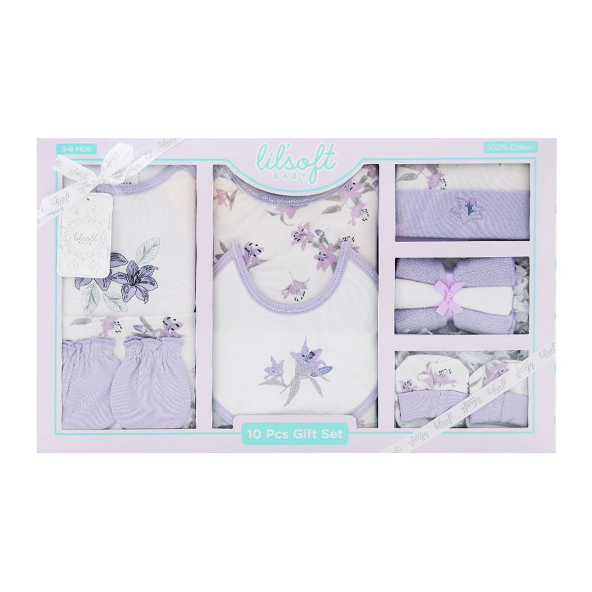 FIRST SMILE Baby Gift Set 10 PCS No.TC-003 (Assorted patterns, No selection)