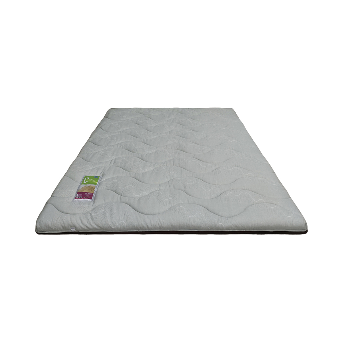 SATIN Topper Comfort Link 5 ft. 2" thick Grey