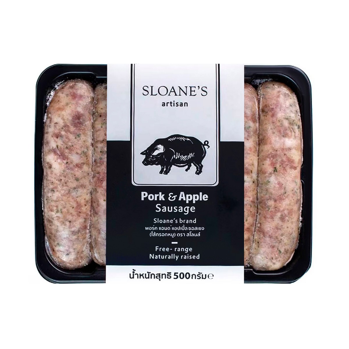SLOANE'S Pork & Apple Sausage 500 g.
