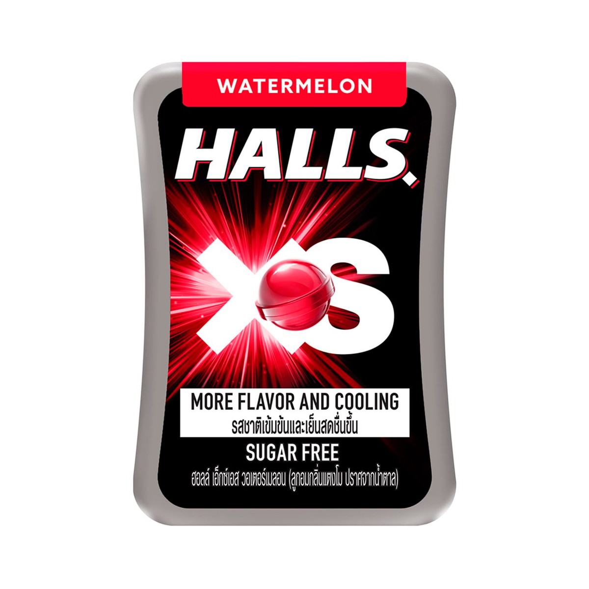 HALLS XS Sugar Free Candies Watermelon Flavour 12 g.