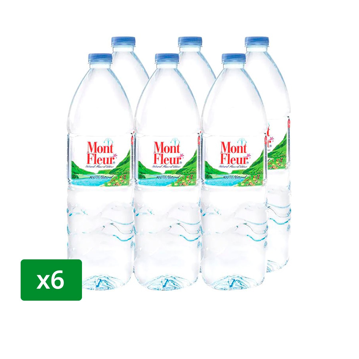 MONT FLEUR Mineral Water 1 L. Pack 6