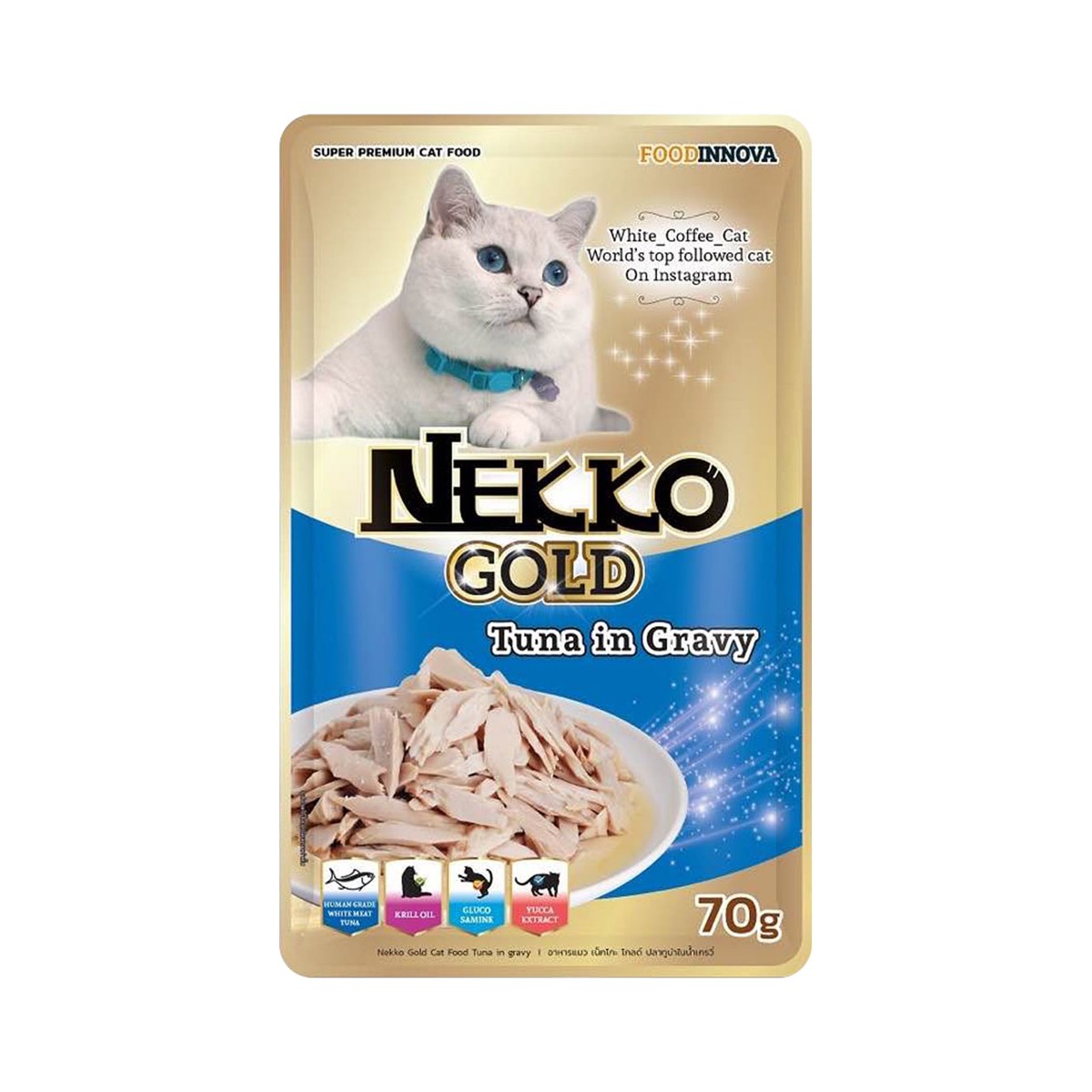 NEKKO Gold Cat Food Tuna in Gravy 70 g.