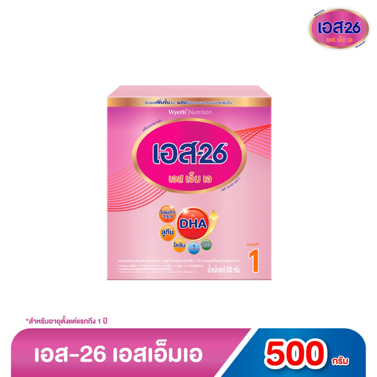 S-26 SMA 360 Smart Care 1st Stage Infant Formula 500 g.
