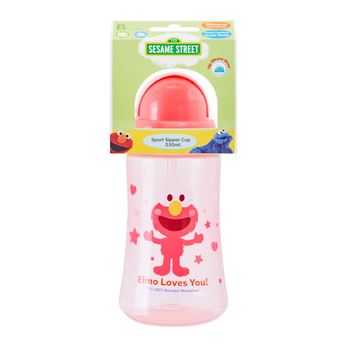 SESAME STREET Sipper Cup with Straw Assorted Colors