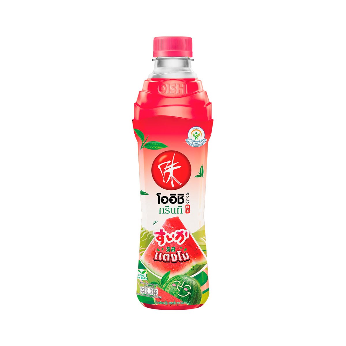 OISHI Green Tea Japanese Green Tea Watermelon Flavour 400 ml.