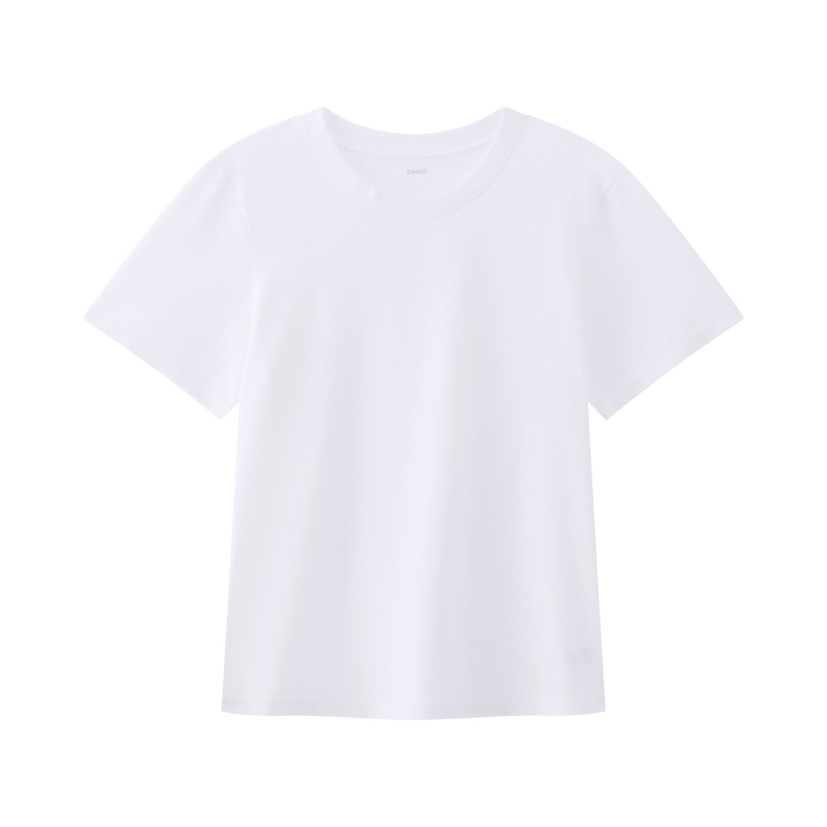 เบสิโค เสื้อยืดผู้หญิง สีขาว
