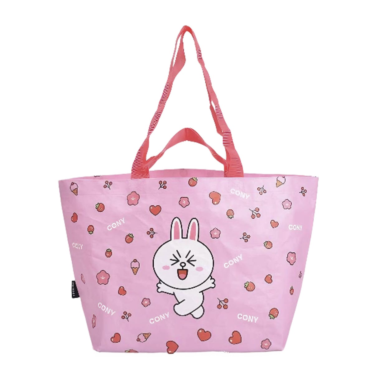 LINE FRIENDS Cony Shopping Bag Pink Color