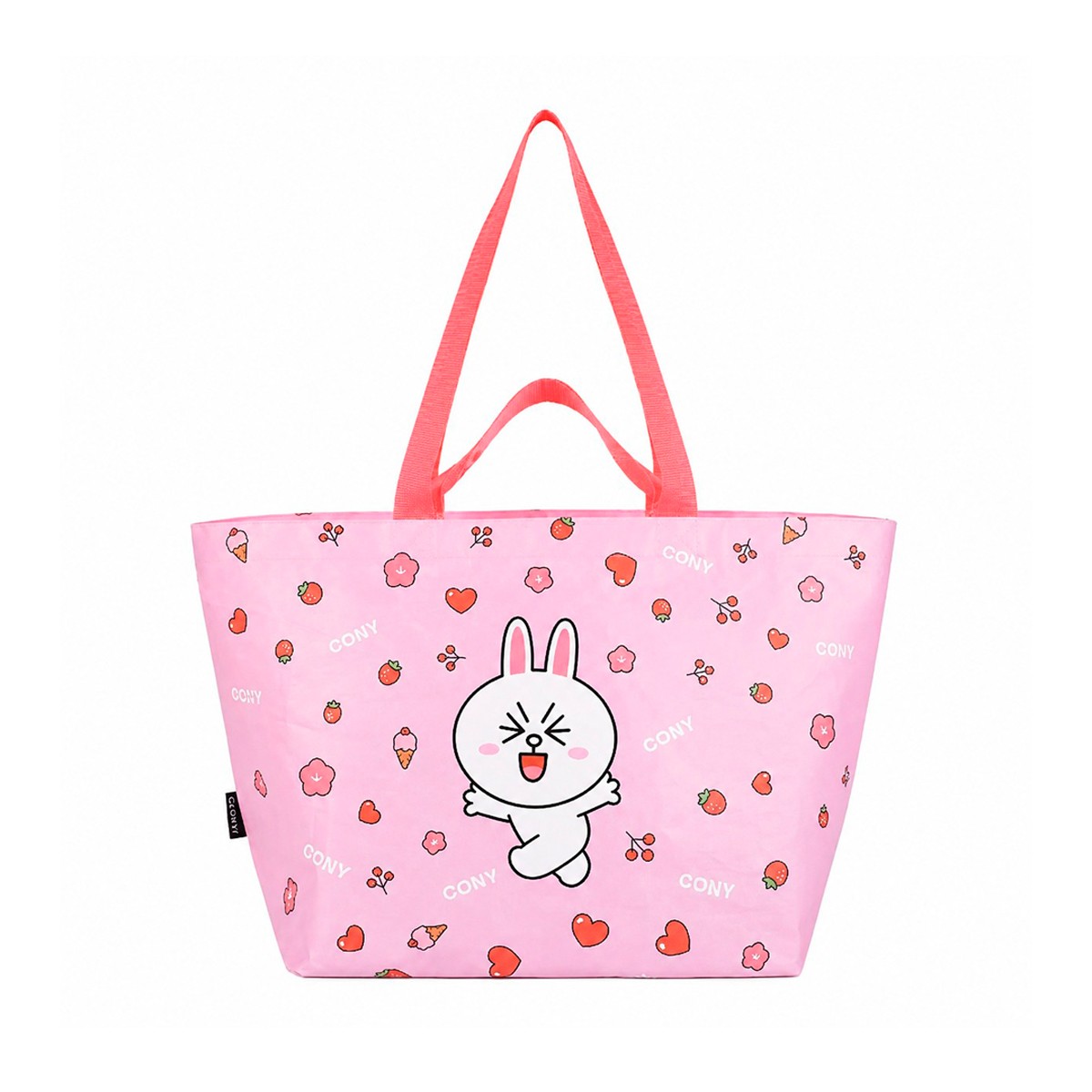 LINE FRIENDS Cony Shopping Bag Pink Color