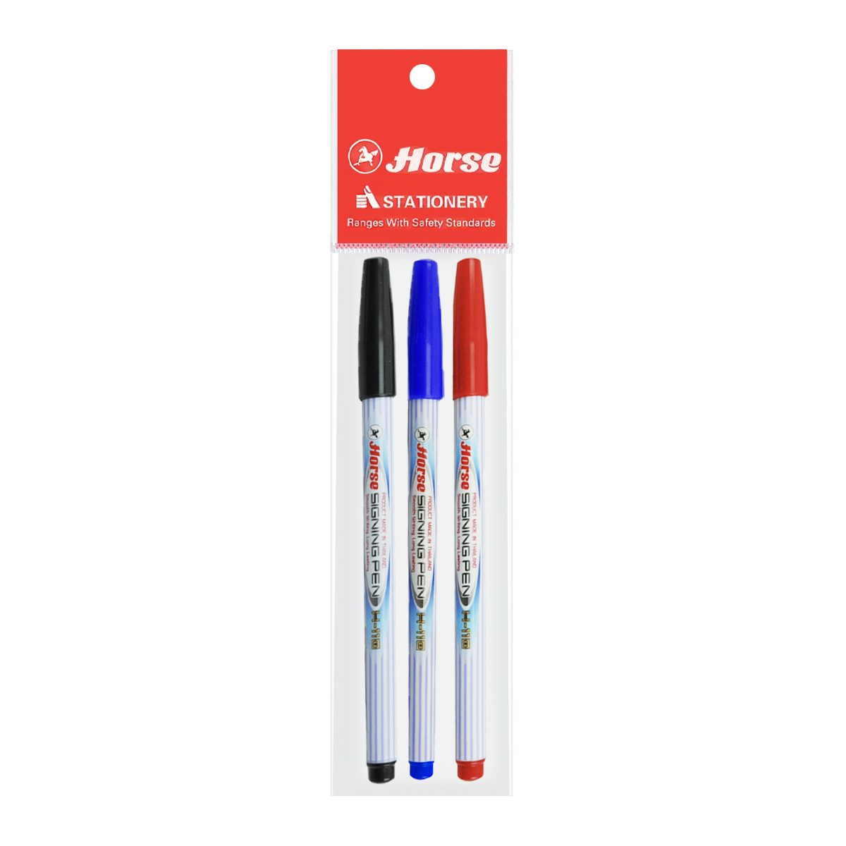 ตราม้า ปากกาสีน้ำ รุ่น H-110 แพ็ค 3 คละสี