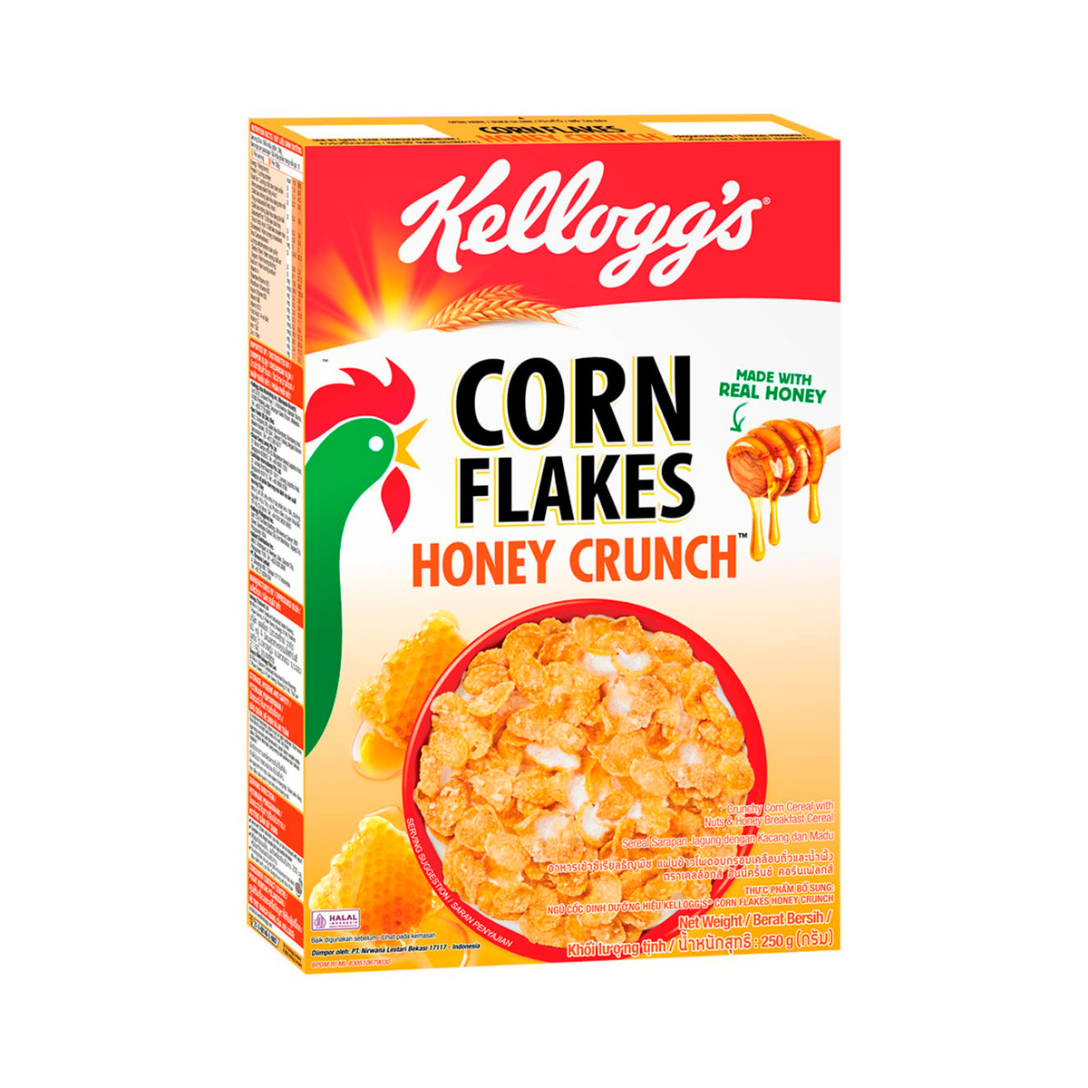 KELLOGG'S Corn Flakes Honey Crunch 250 g.
