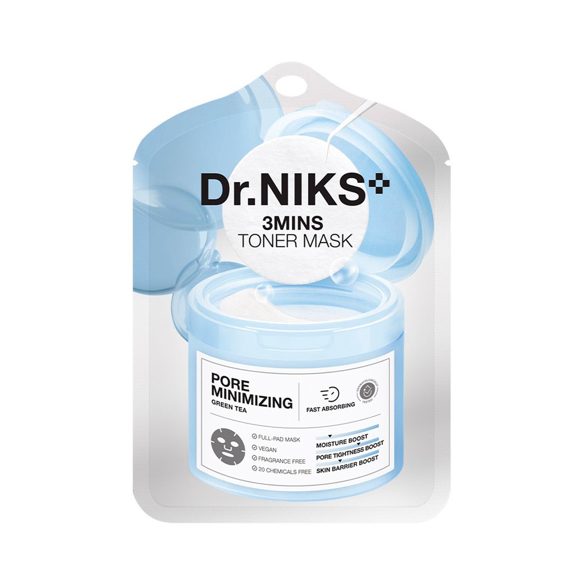 DR.NIKS 3 Mins Toner Mask Pore Minimizing 20 ml.