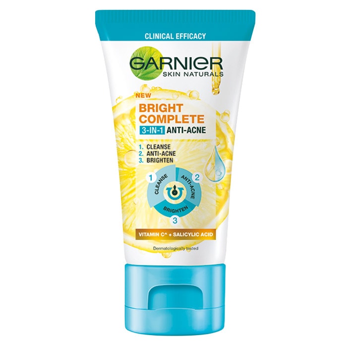 GARNIER Bright Complete Anti-Acne Cleanser 50ml.