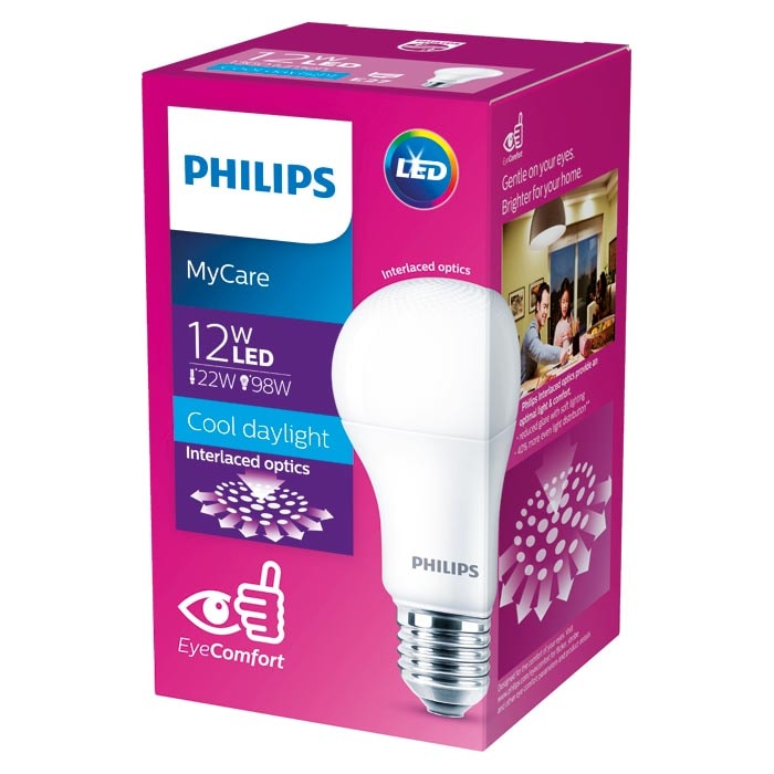 PHILIPS LED Light Bulb 12W Model BULB Cool Daylight