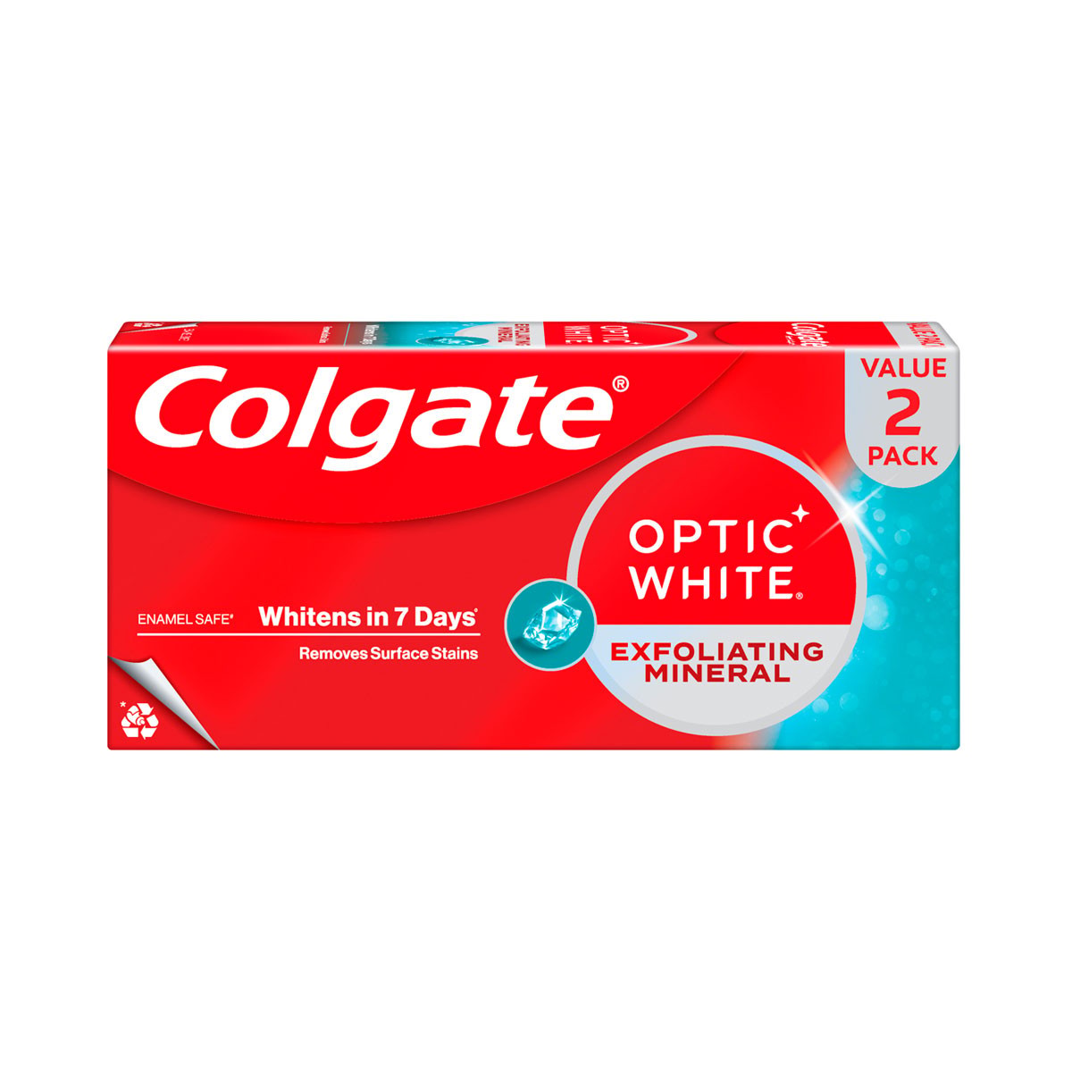 COLGATE x BUTTERBEAR Optic White Exfoliating 100 g. x 2 Units