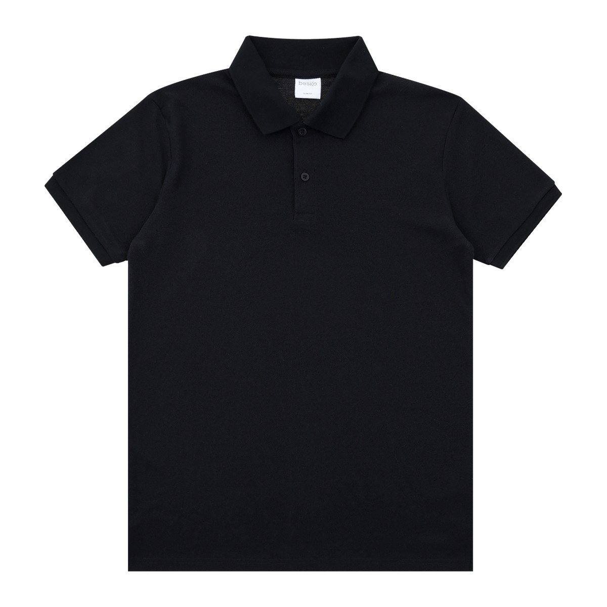 เบสิโค เสื้อโปโล สำหรับผู้ชาย รุ่น BSWN25Q4YM001 สีดำ