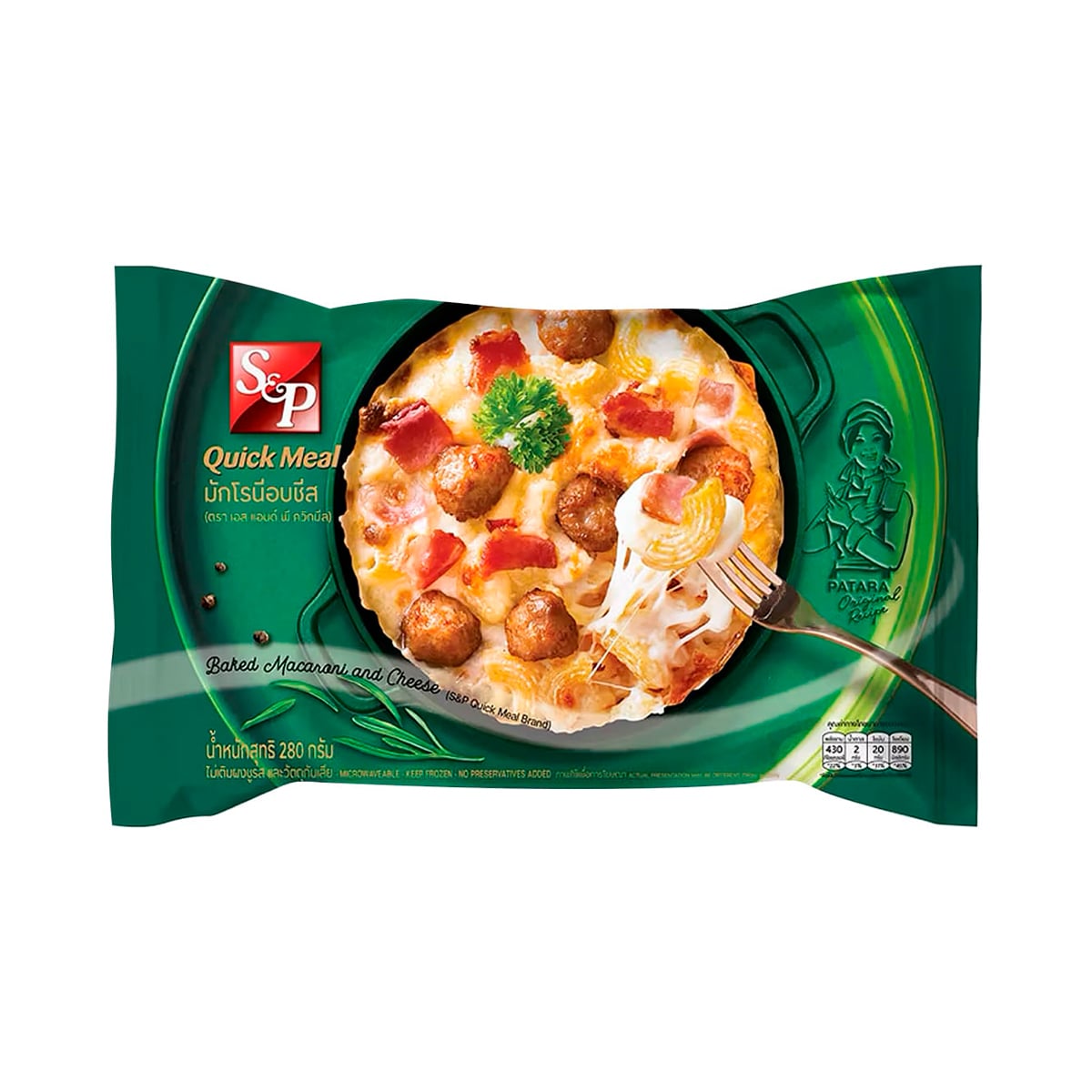 เอสแอนด์พี มักกะโรนีอบชีส 280 ก.