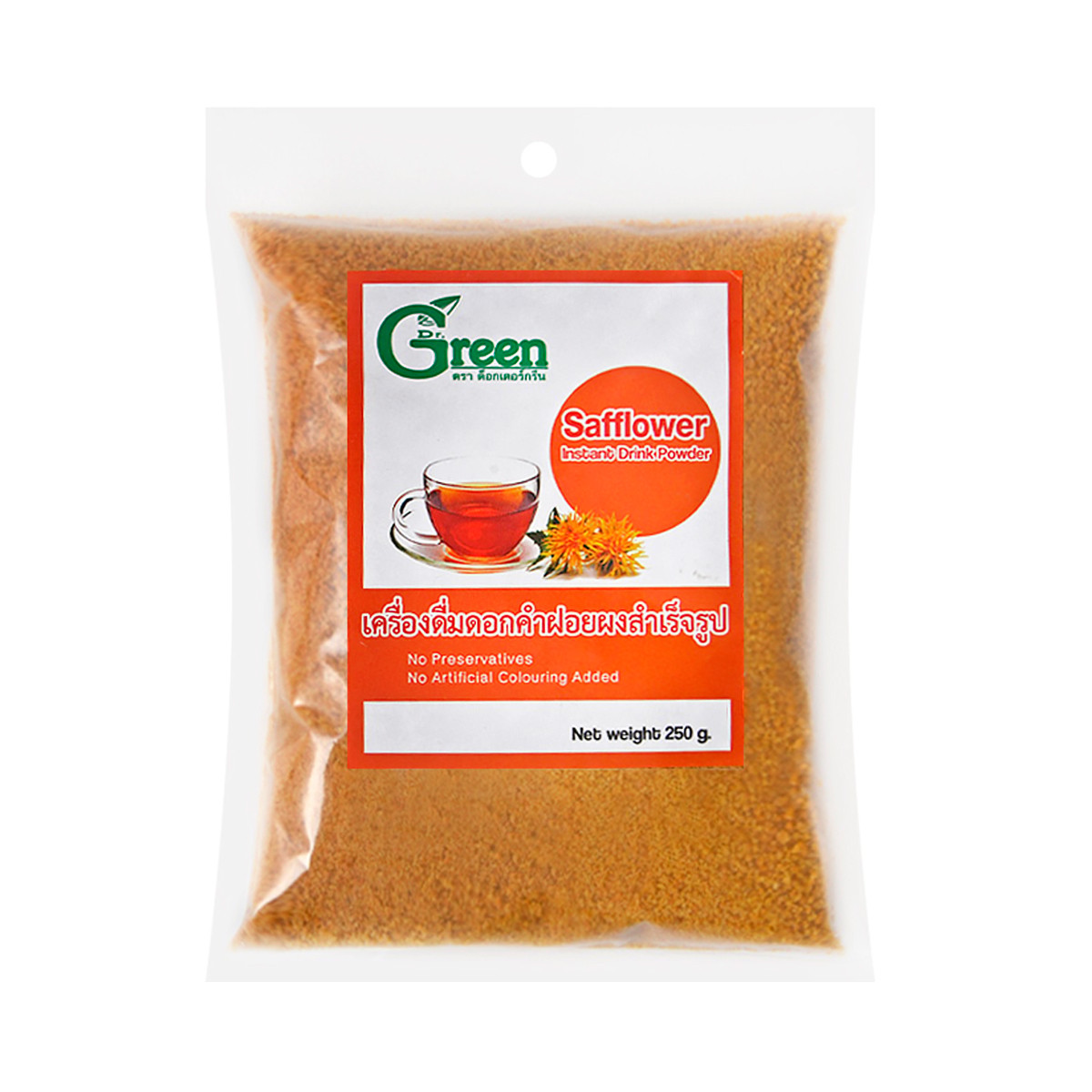 DR.GREEN Safflower Instant Drink Powder 250 g.