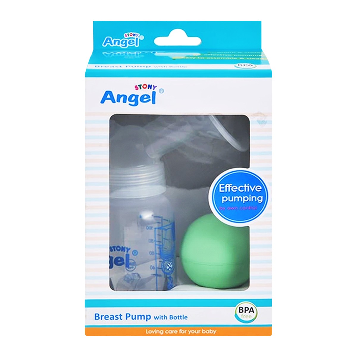 ANGEL STONY Breast Pump w/ Bottle No.16002
