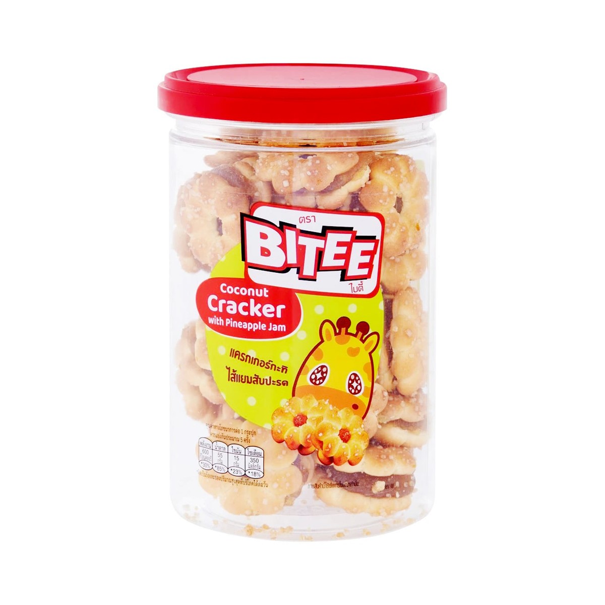 BITEE Coconut Crackers with Pineapple Jam 160 g.