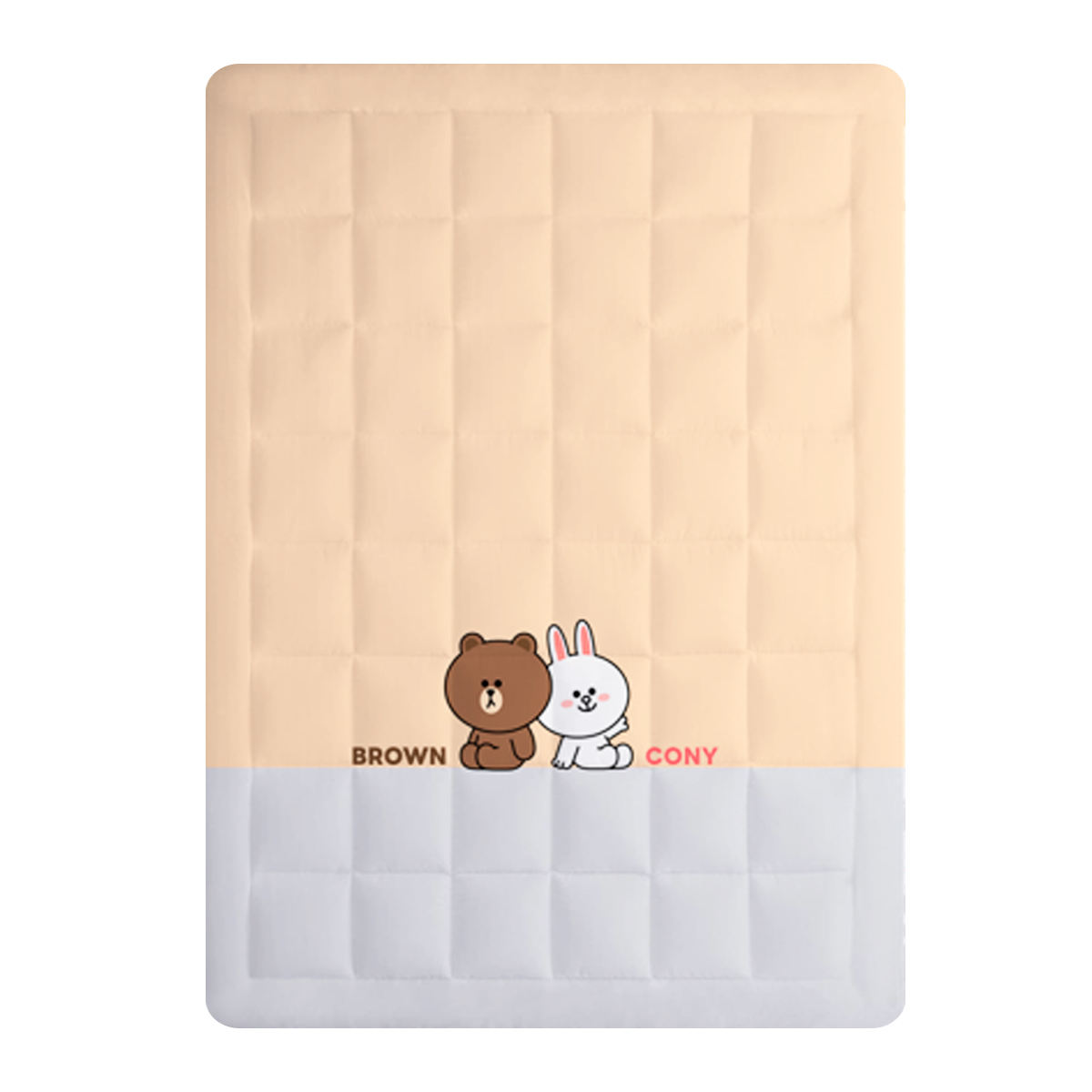 LINE FRIENDS Topper Brown & Cony Pattern 3.5 x 6.5 ft.