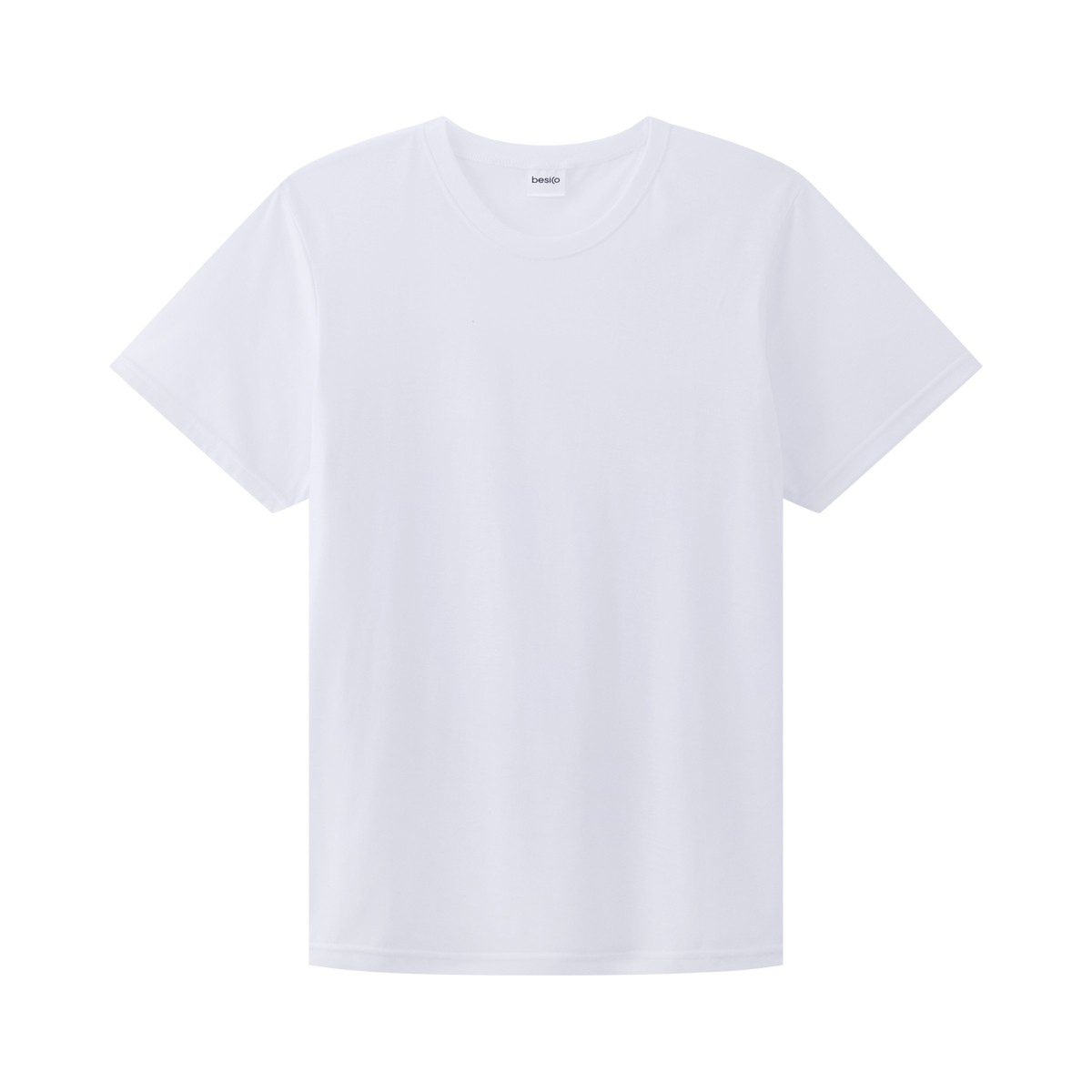 เบสิโค เสื้อยืดผู้ชาย สีขาว