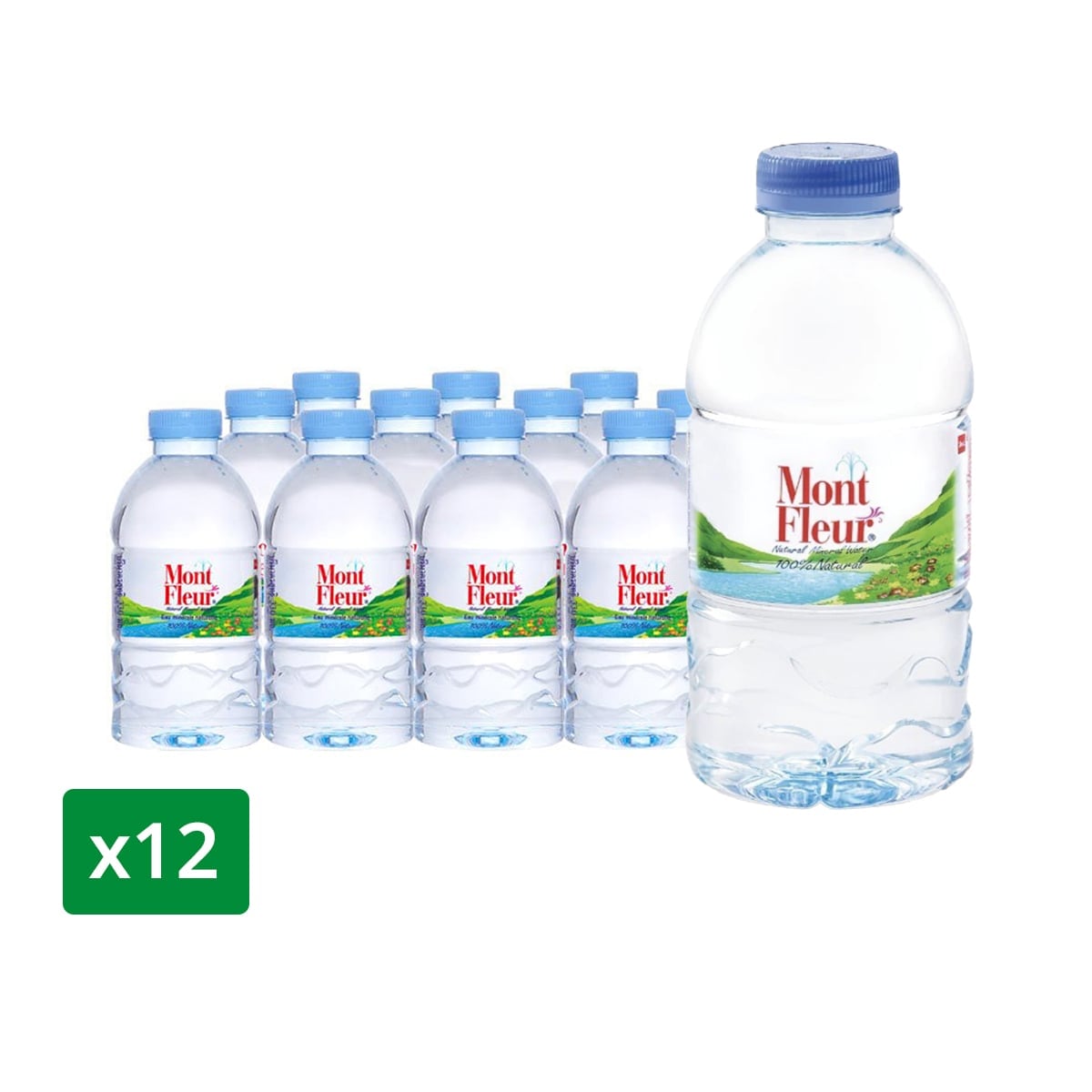 MONT FLEUR Mineral Water 330 ml. Pack 12