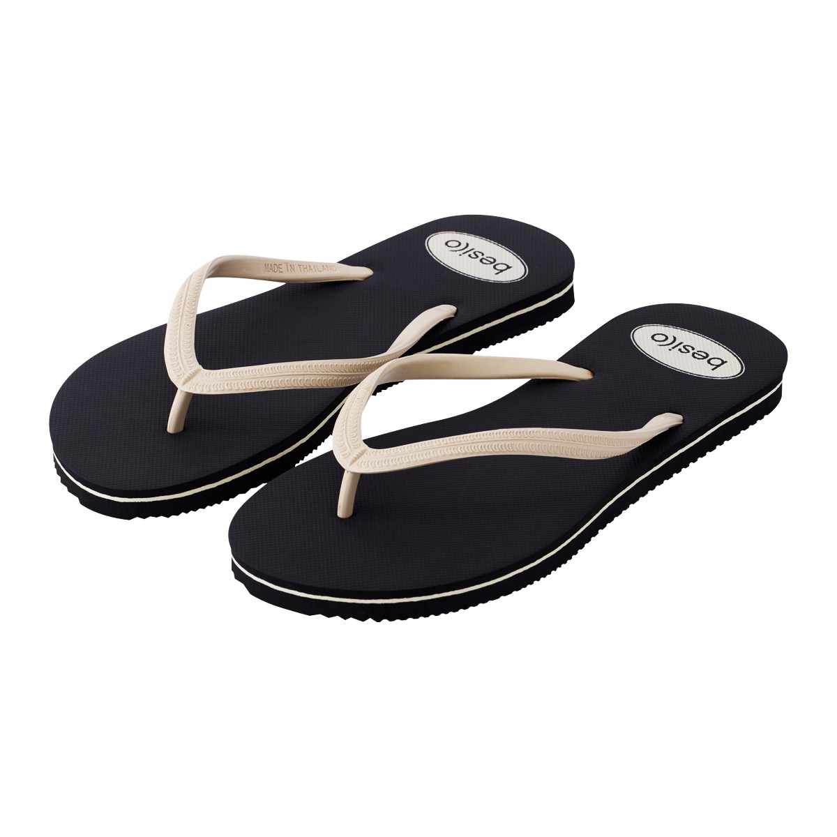 BESICO Flip Flops Model. BS3324 Black Color