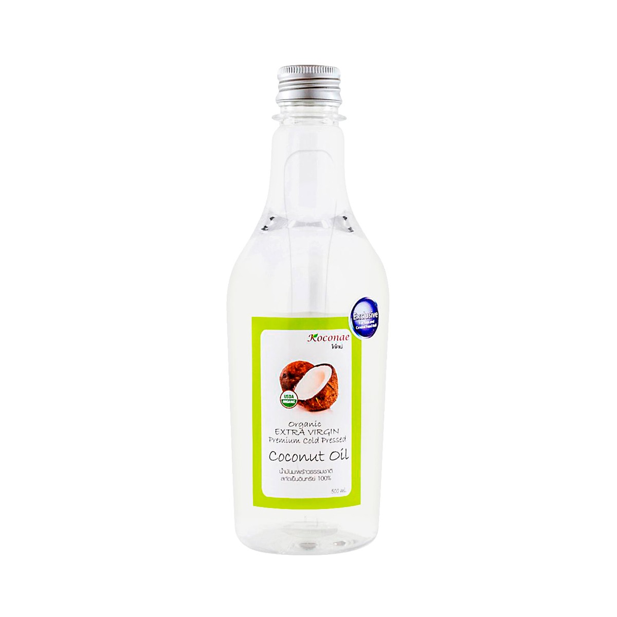 KOCONAE Organic Extra Virgin Premium Cold Pressed Coconut Oil 500 ml.