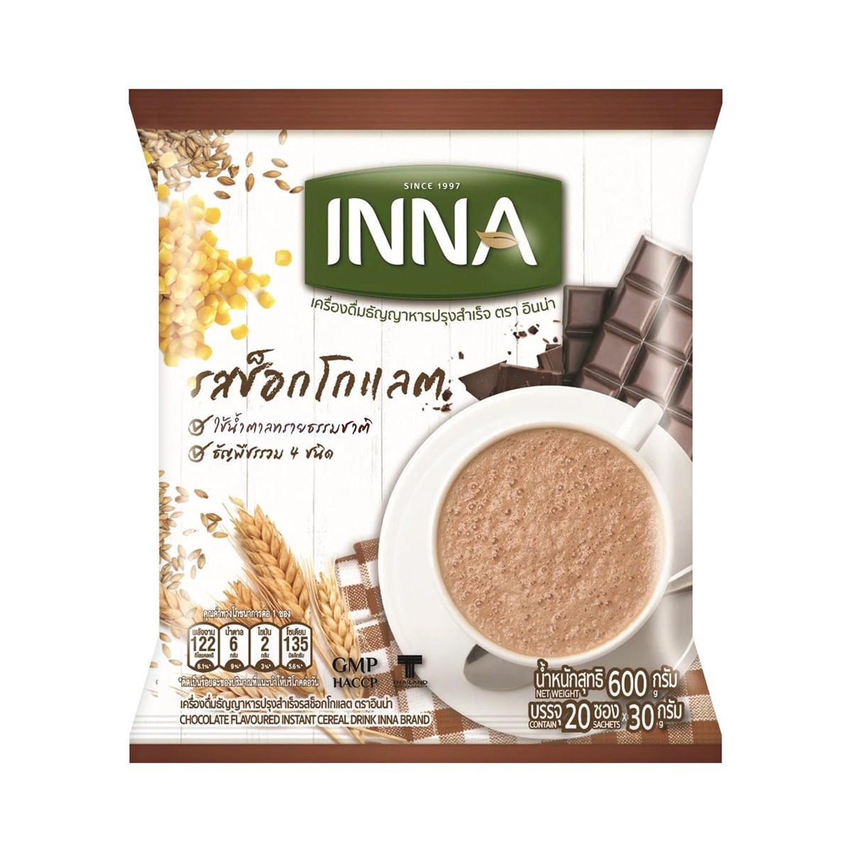 INNA Cereal Drink Chocolate Flavor 600 G