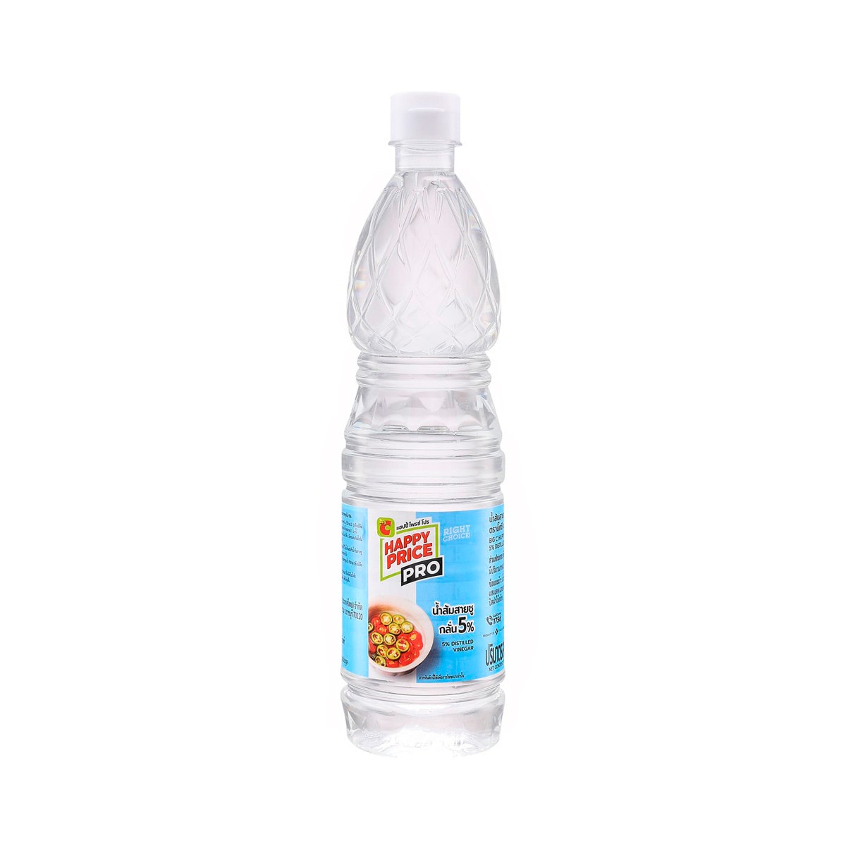 บิ๊กซี แฮปปี้ ไพรซ์ โปร น้ำส้มสายชูกลั่น 5% 700 มล.