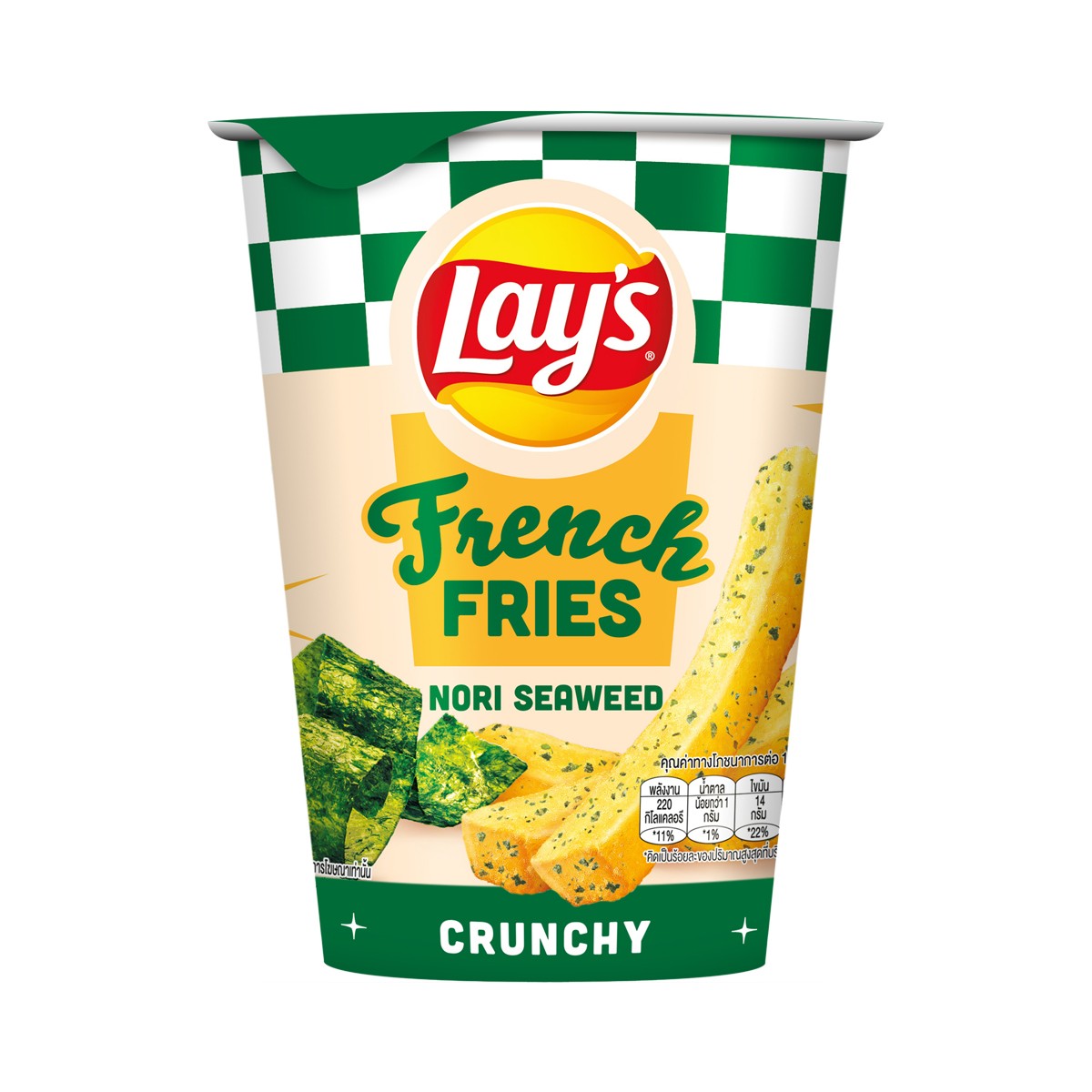 LAY'S Potato French Fries Nori Seaweed Flavor 40 g.