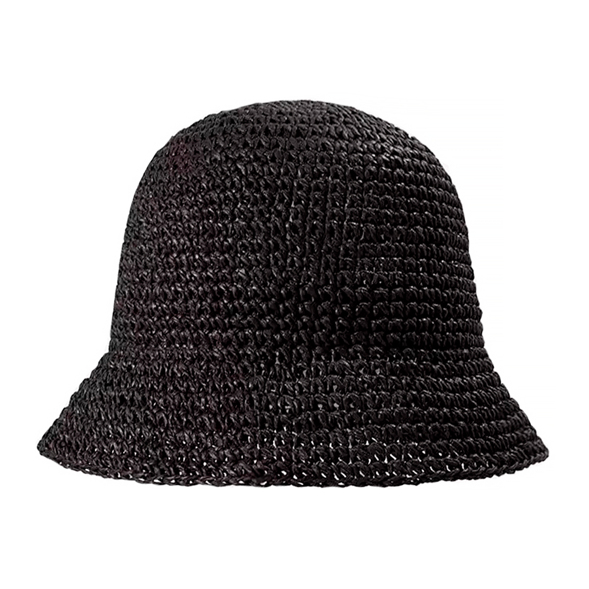 EMILY Straw Hat Model. FCSL2602SM005 Black Color