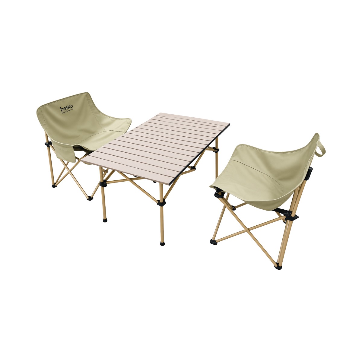 BESICO CM26 2-Seater Table & Chair Set TMTC2603 Beige