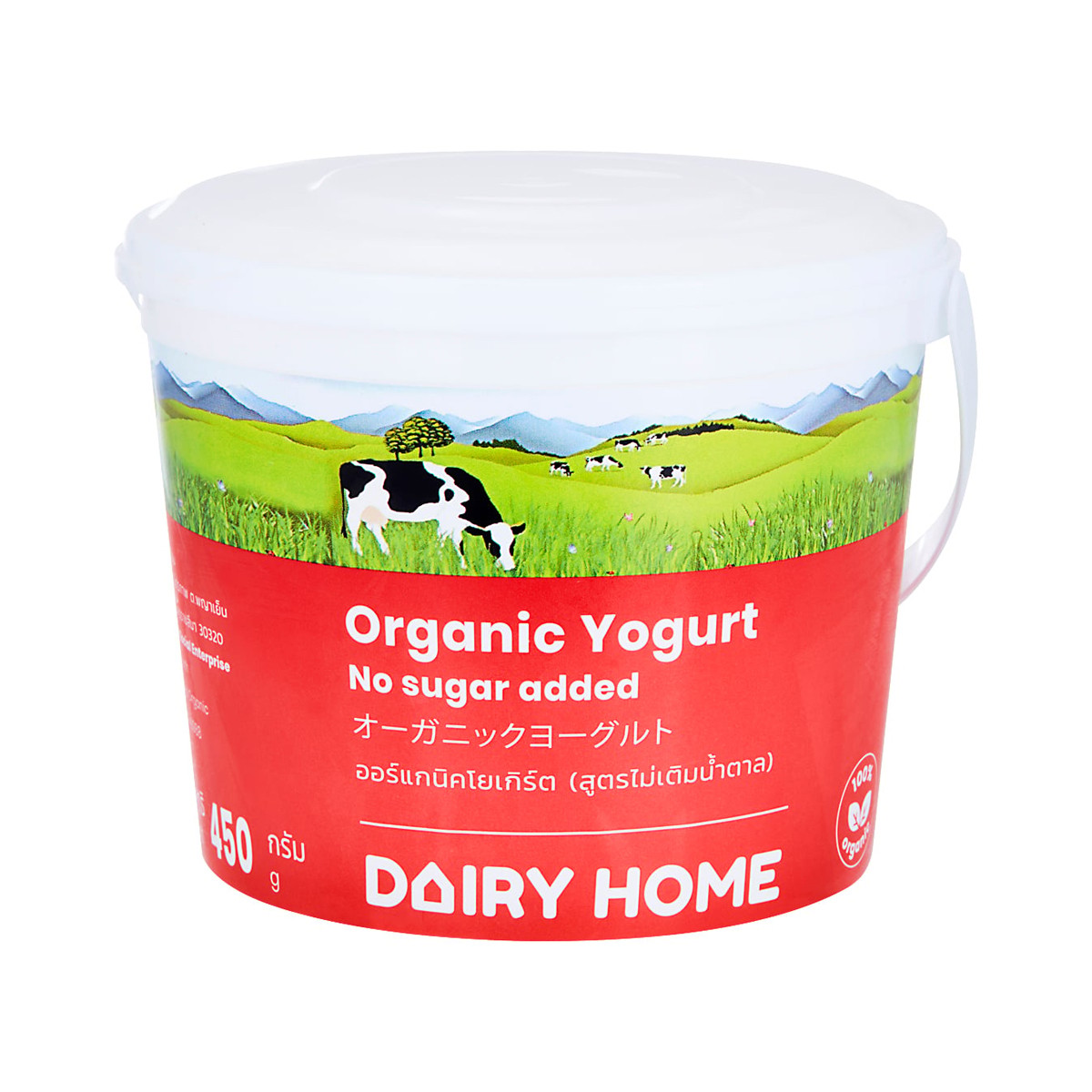 DAIRYHOME Organic Yogurt No Sugar Added 450 g.