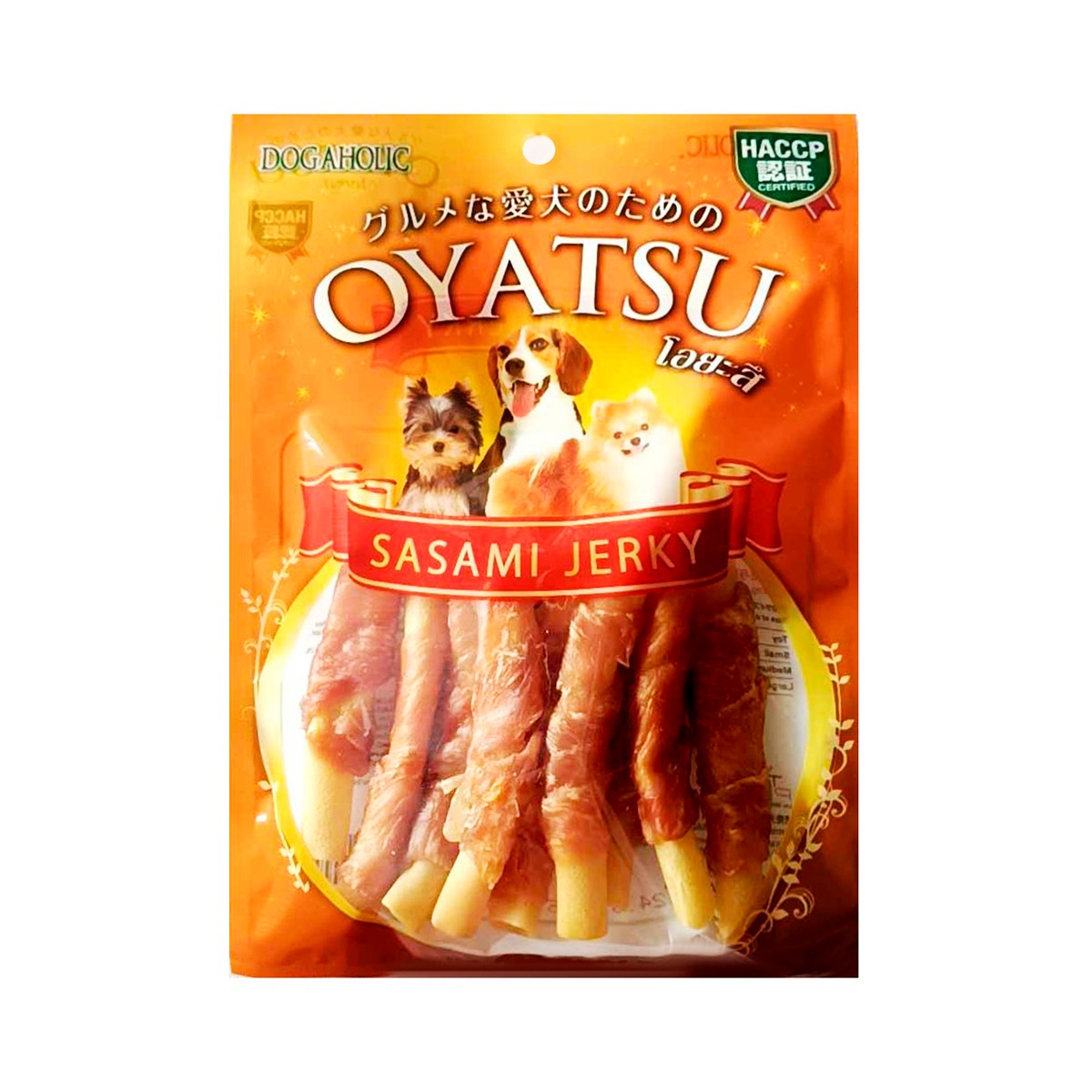 DOGAHOLIC Dog Treat Cheese Sticks Wrapped with Chicken 10 pcs.