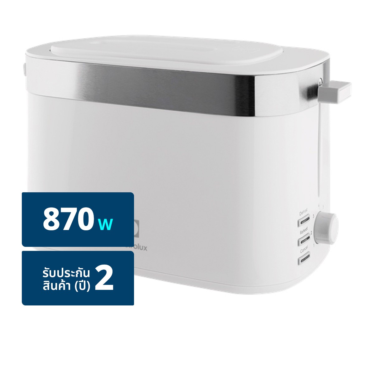 ELECTROLUX 2 slice UltimateTaste 300 Toaster Model. E2TS1-100W