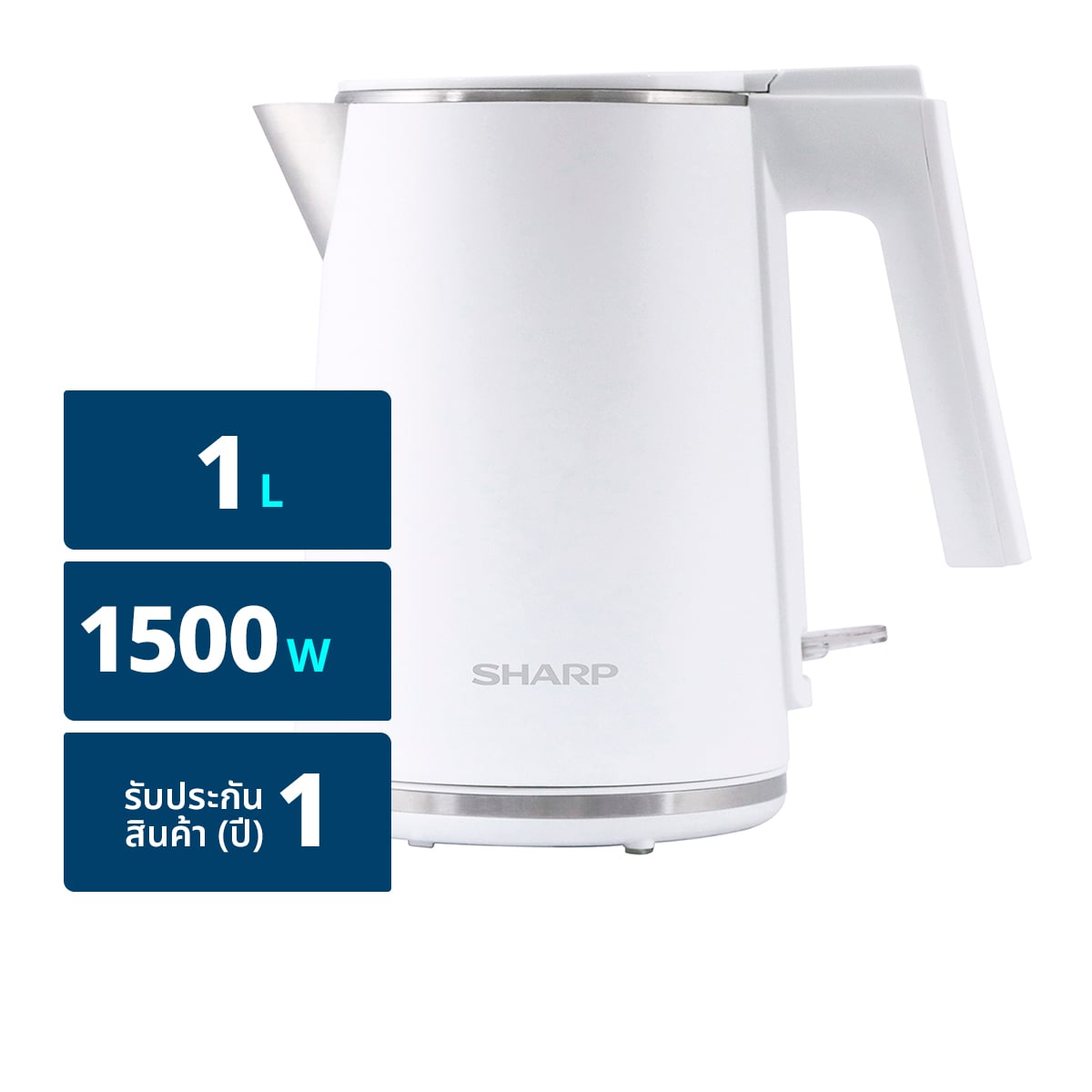 SHARP Kettle Model EKJ-102 Size 1 L. Color White