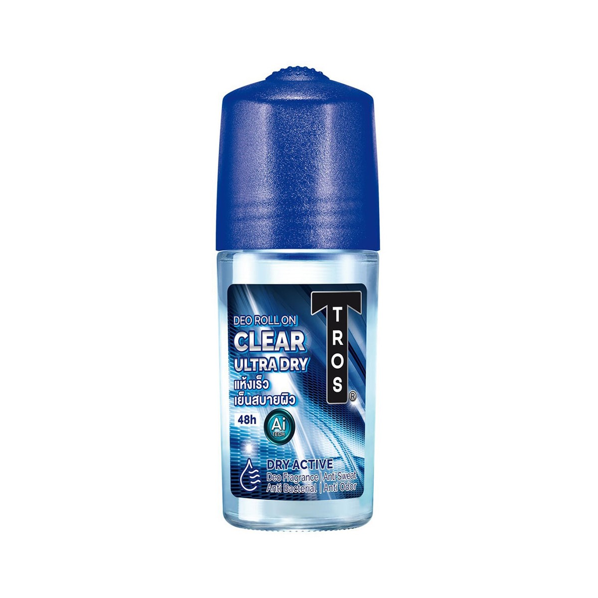 TROS Roll-On Deodorant Clear Ultra Dry 45 ml.
